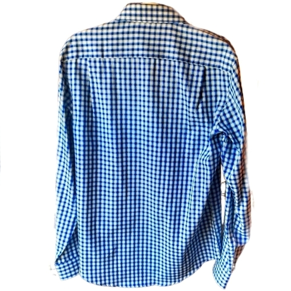 BEN Sherman \ Men's Slim Fit Stretch Dress Shirt / 15-15 1/2 34-35 / NWOT - Picture 5 of 7